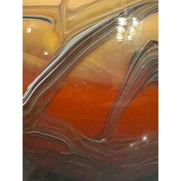 Hand-Blown Venetian Glass Vase - Picture 4 of 8